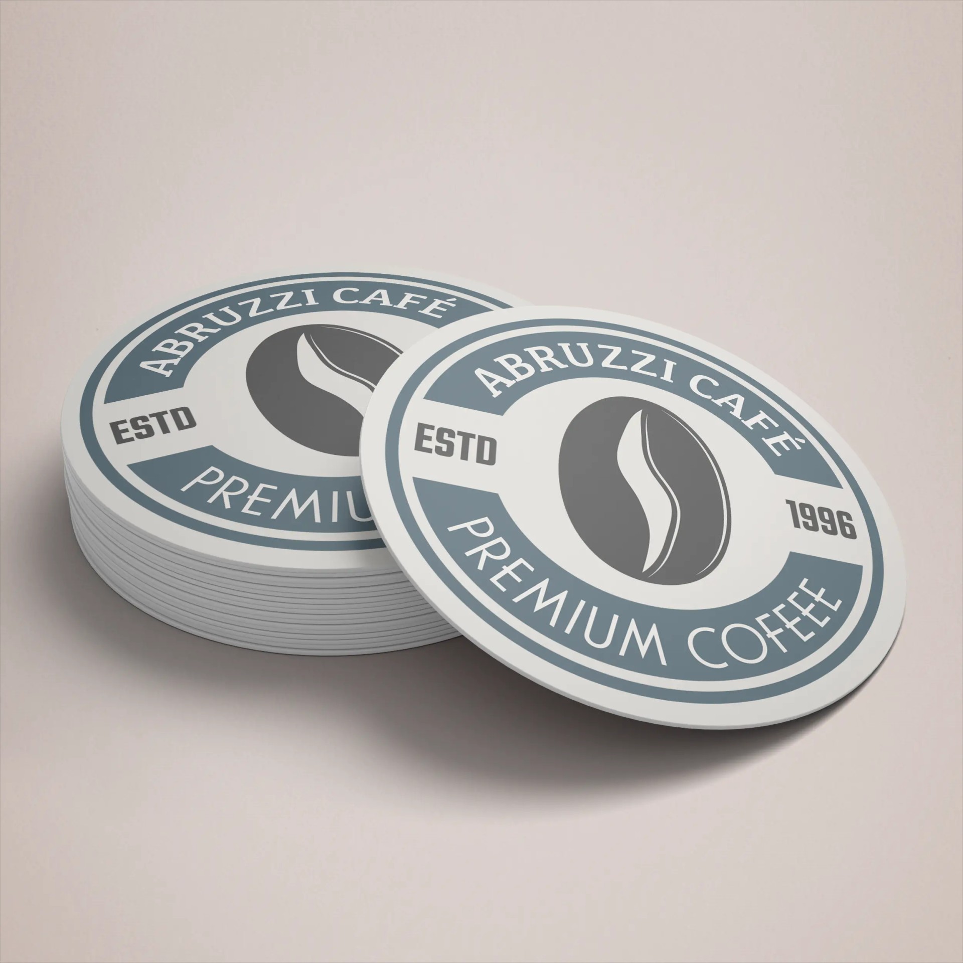 Circular Paper Coasters