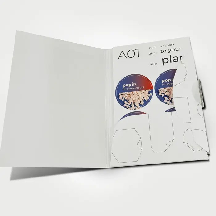 Sticker and Labels Sample Pack Contents