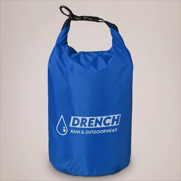 Survivor 5 litre waterproof roll-down bag - Blue
