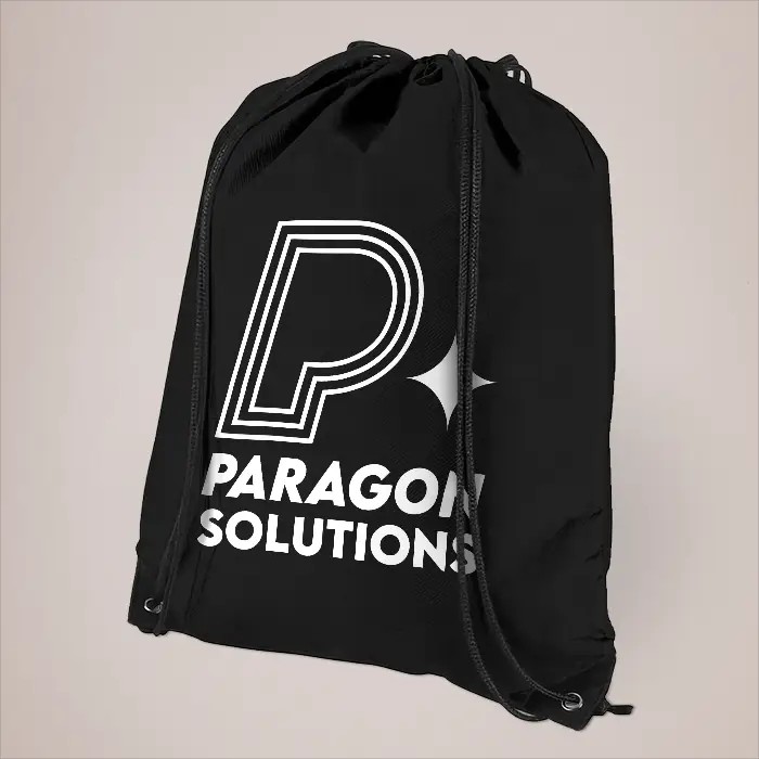 Evergreen Non-woven Drawstring Backpack