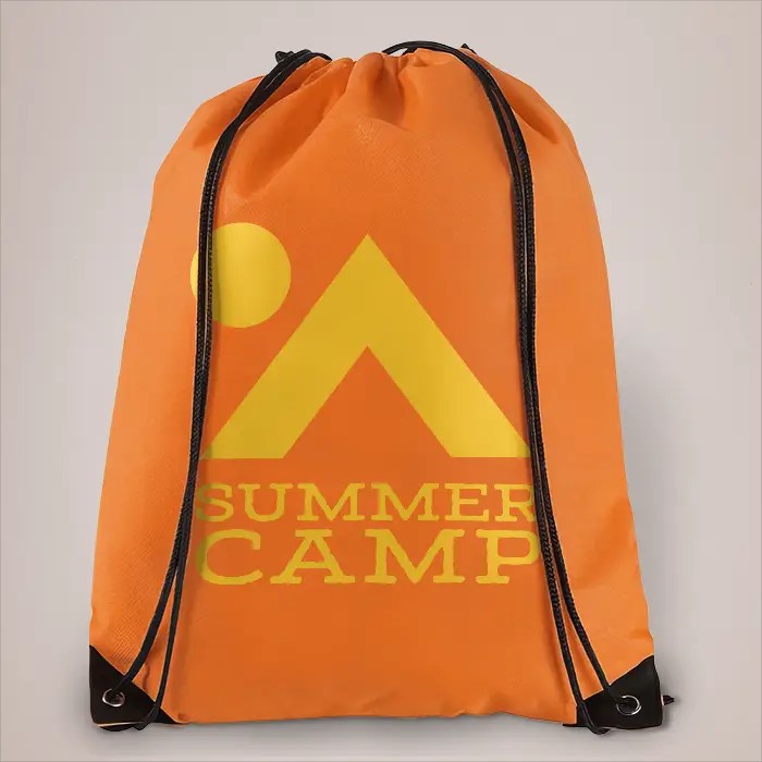 Evergreen Non-woven Drawstring Backpack
