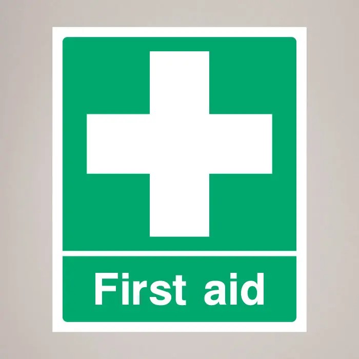First Aid Safety Signage