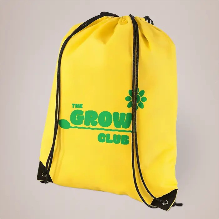 Evergreen Non-woven Drawstring Backpack