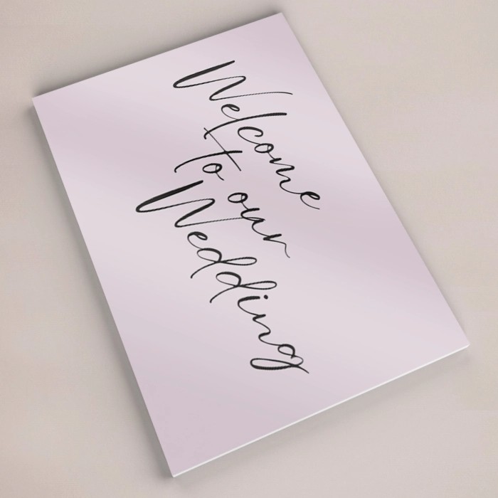 Customisable Welcome Signs