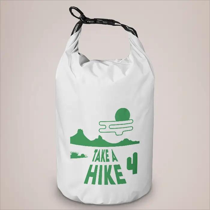 Survivor waterproof roll-down bag - White