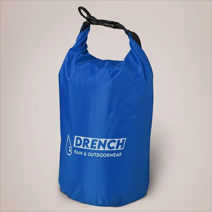 Survivor 5 litre waterproof roll-down bag - Blue