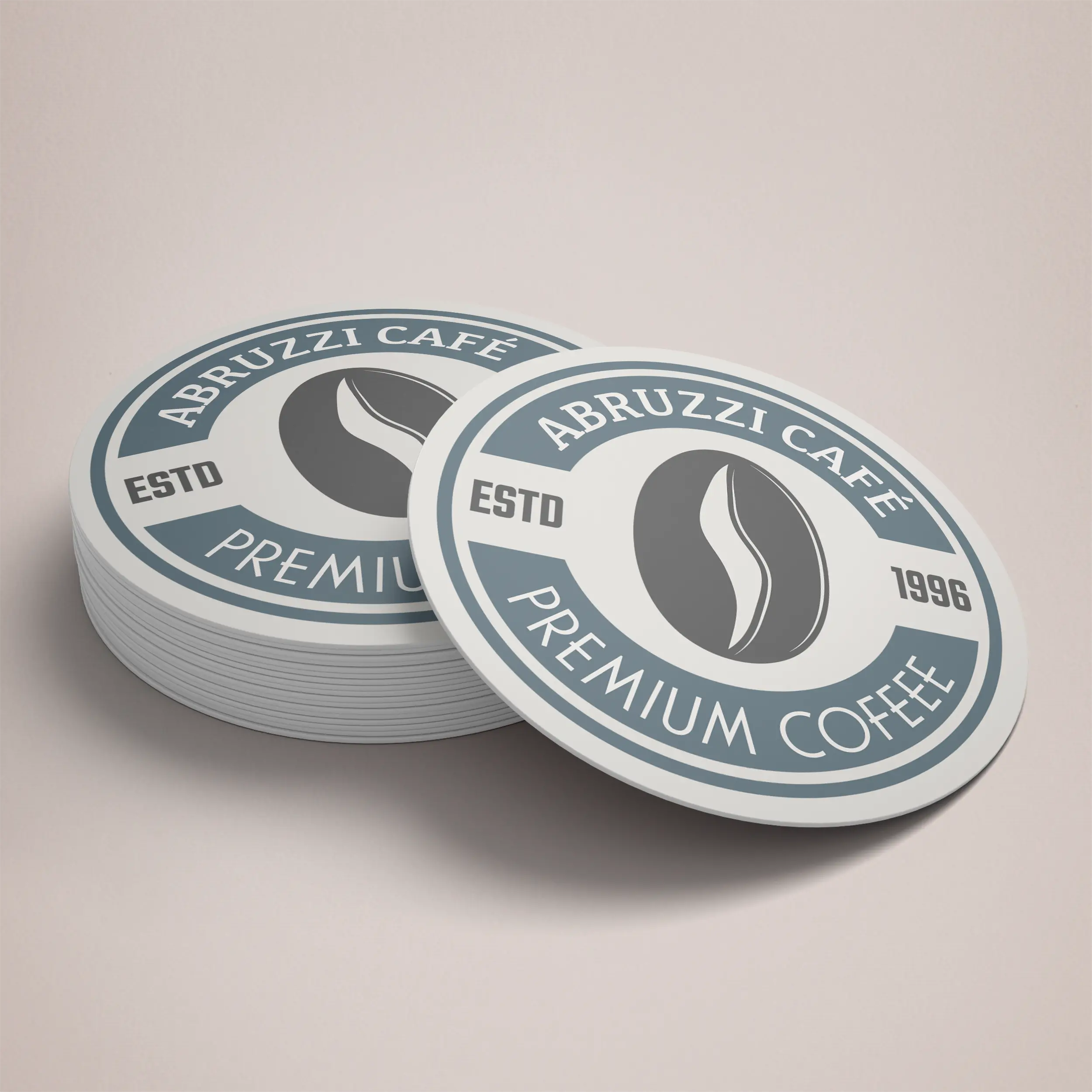 Circular Paper Coasters 