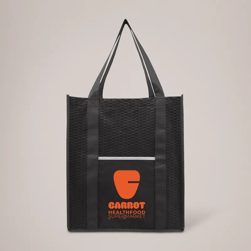 Personalised Eigg Non-Woven Tote Bag with Front Pocket