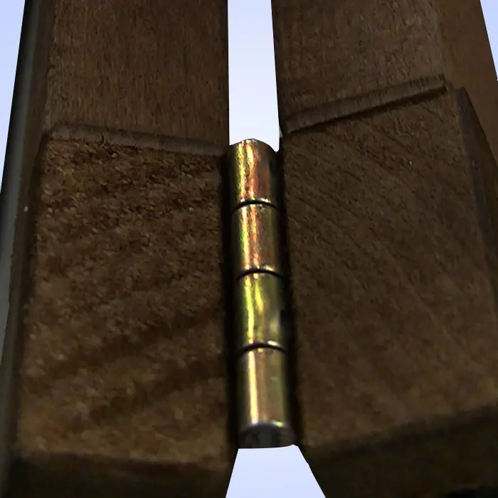 Chalk board hinge