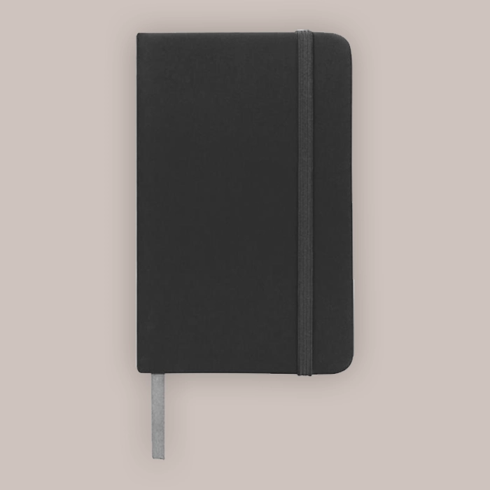 A5 branded notebook - black
