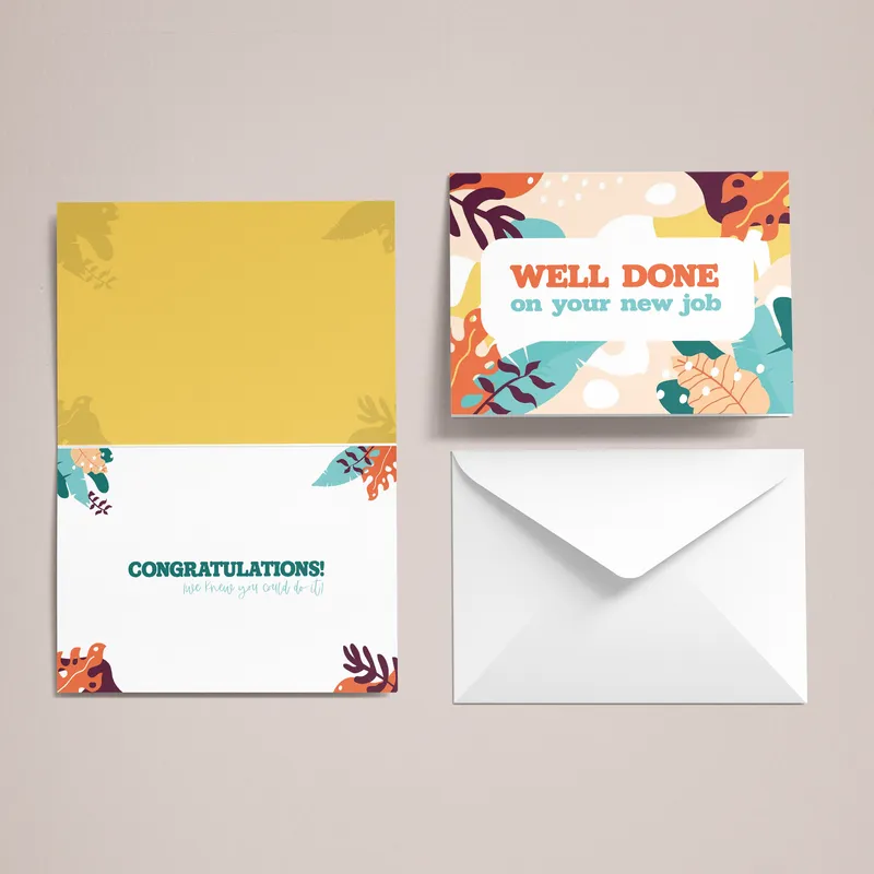 Personalised Card with Envelope – A5 folded to A6
