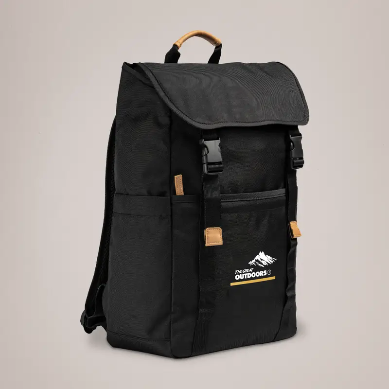 Branded Black Backpacks