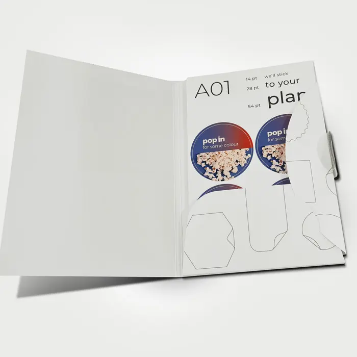 Sticker and Labels Sample Pack Contents