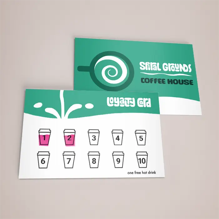 Stamped Loyalty Card