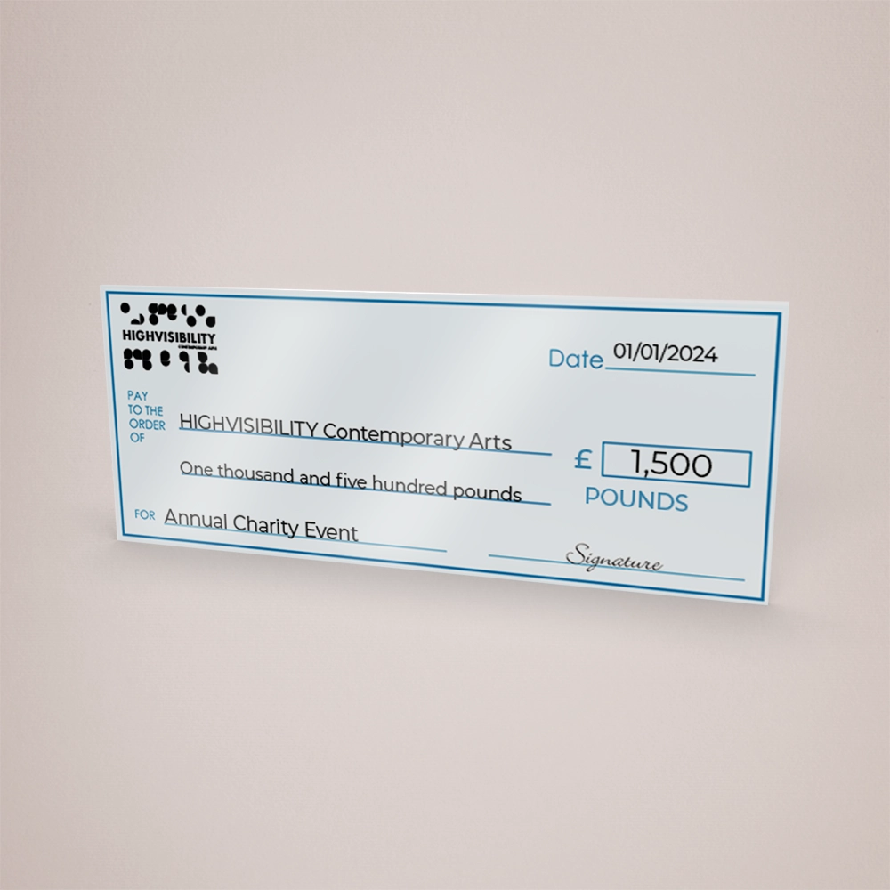 Personalised Giant Cheques
