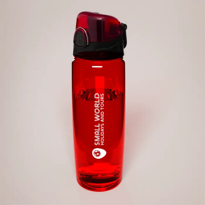 Red Custom Sports Bottle