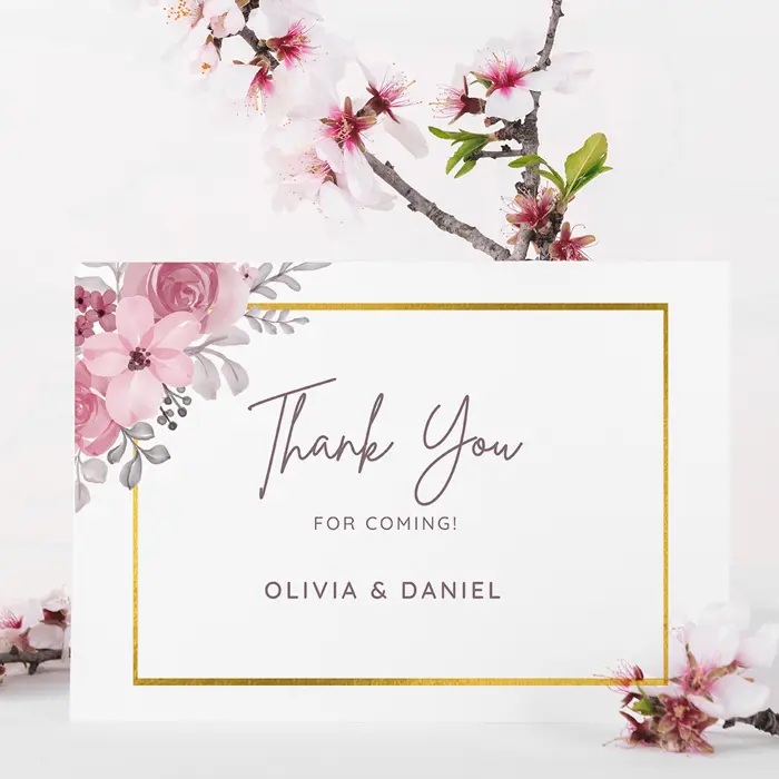 Wedding Thank You Card