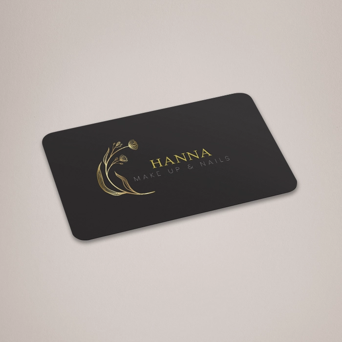 Shop Metallic Foil Rounded Corner Business Cards >