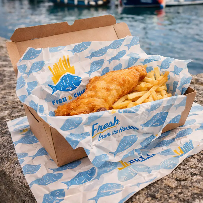 Branded Greaseproof Paper 