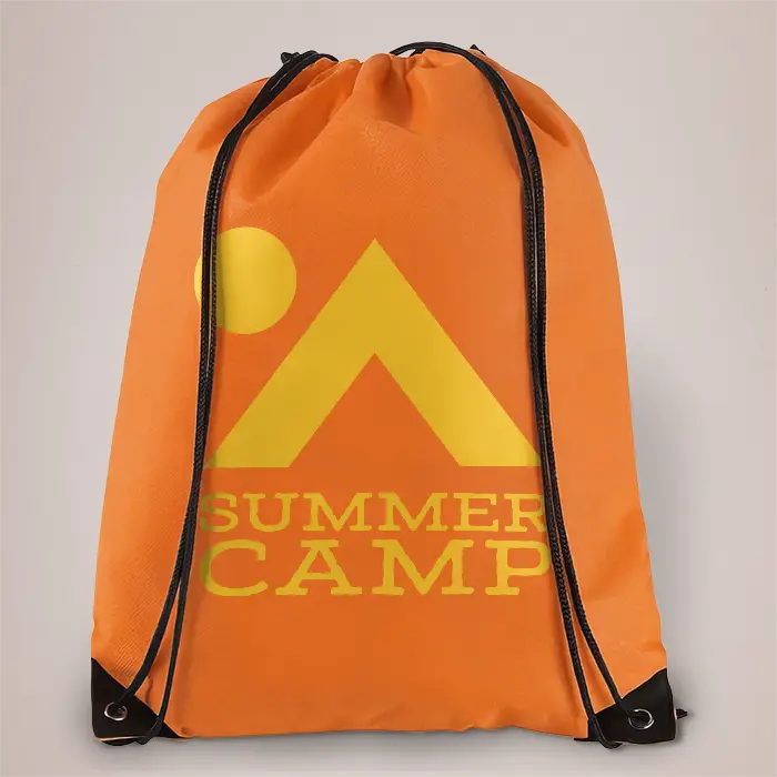 Evergreen Non-woven Drawstring Backpack