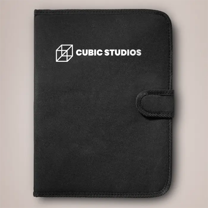 Black Portfolio Folders