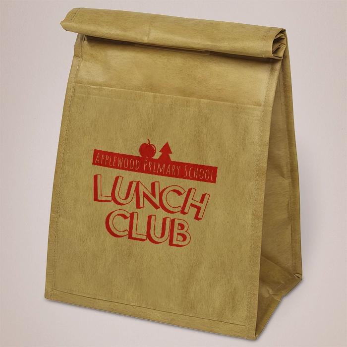 Is it a brown paper bag? No!  It's a cooler bag.