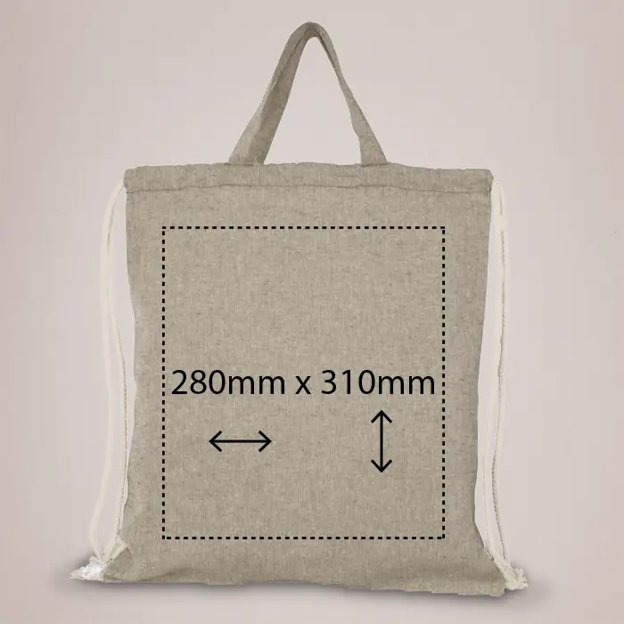 Pheebs 150 g/m² 6L Recycled Drawstring Backpack