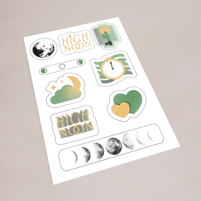 Custom Sticker Sheets 50 Designs Per Sheet