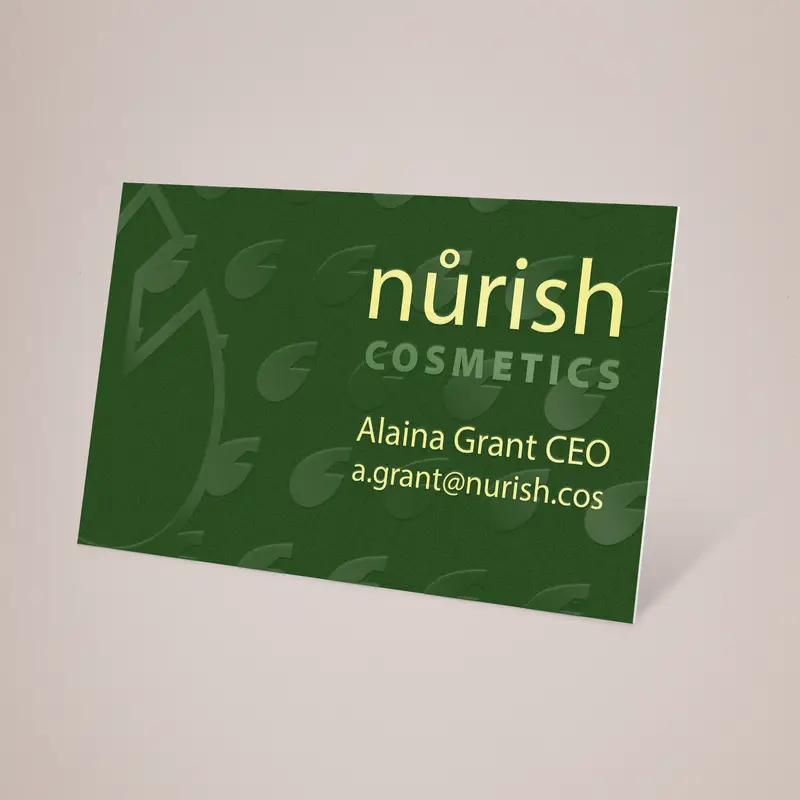 Spot UV Business Cards UK