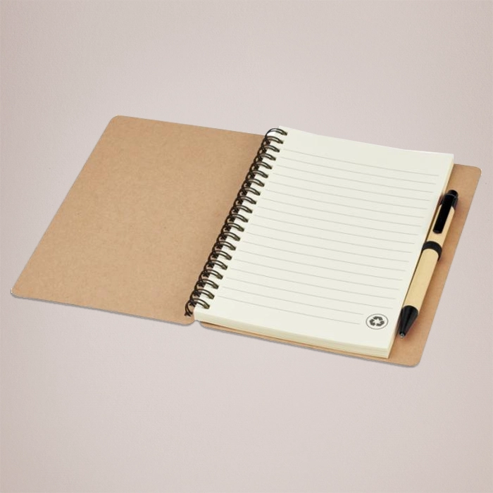 Priestly recycled notebook with pen | Notebook Printing