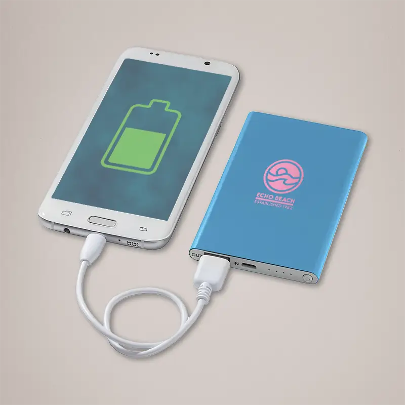 Branded Charger - Light Blue