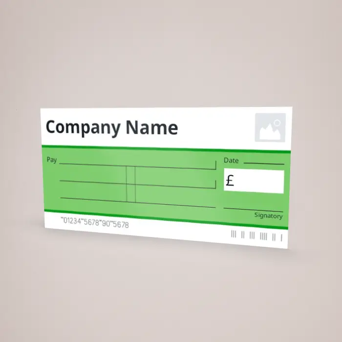 Create Your Own Giant Cheque