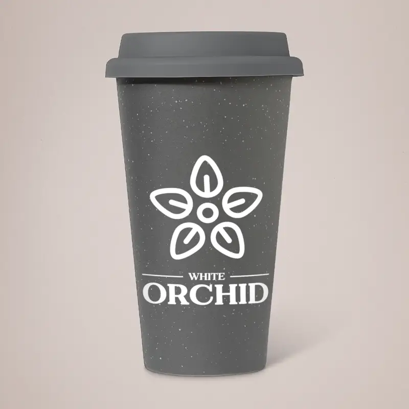 Branded Travel Tumbler - Grey