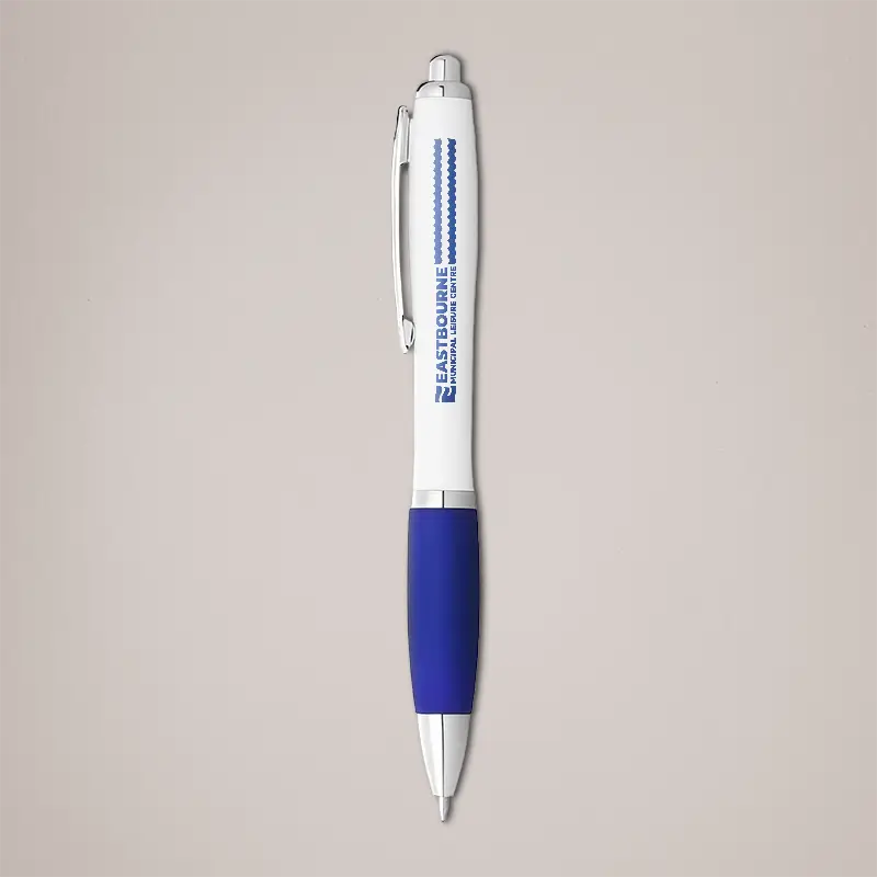 Printed pens - blue grip