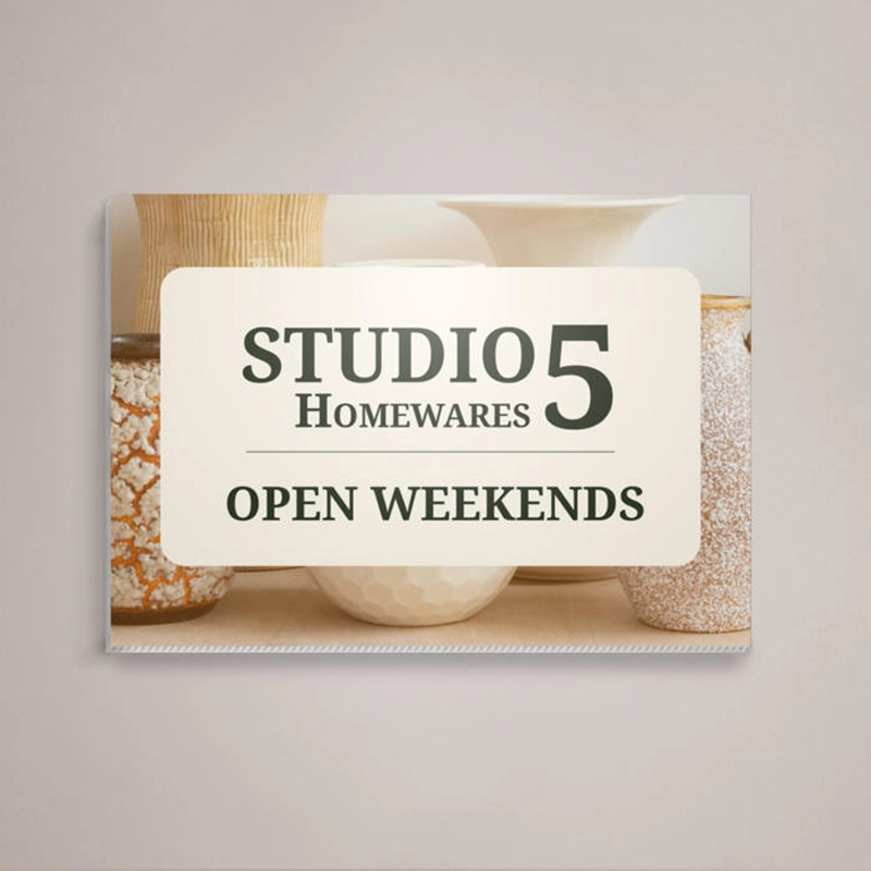 Printed Business Signage - Correx