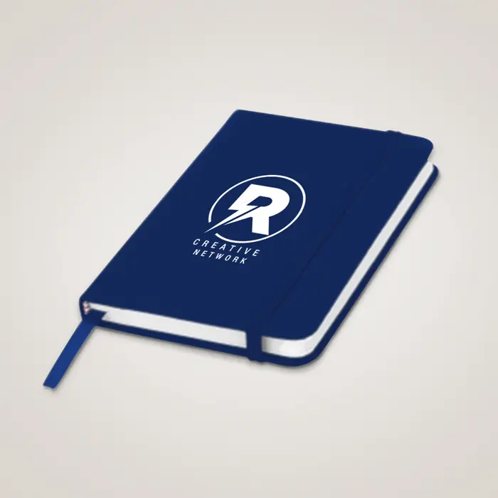 Branded notebook with logo