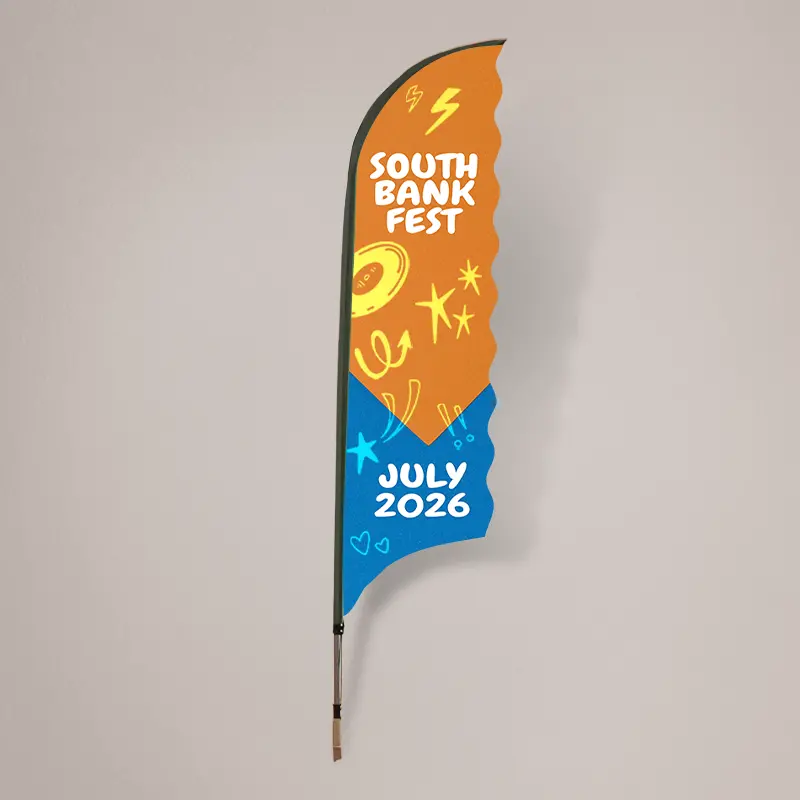 Printed Festival Flags - Tempo