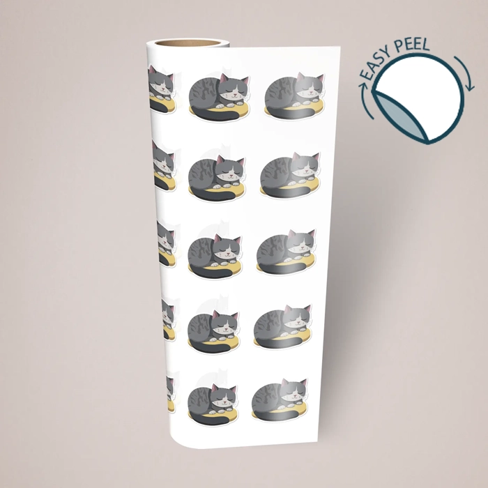 33cm Labels on a Roll | Recommended - Removable Coated