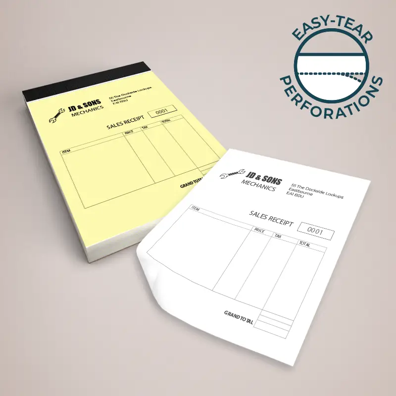 Custom NCR book