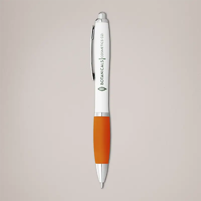 Printed pens - orange grip
