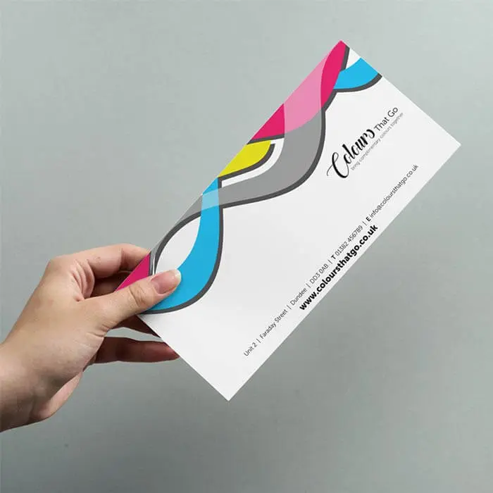 1/3 A4 120gsm Premium Uncoated White Paper Compliment Slip