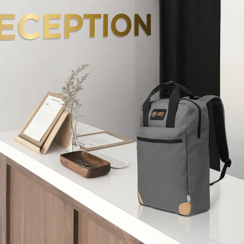 Branded Backpack with Pockets

