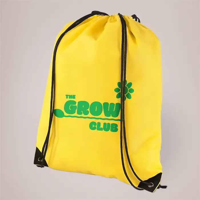 Evergreen Non-woven Drawstring Backpack