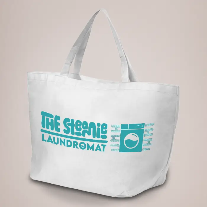White Personalised Shopper