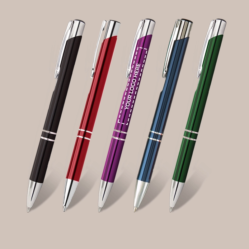 Custom Printed Shiel Metal Pen