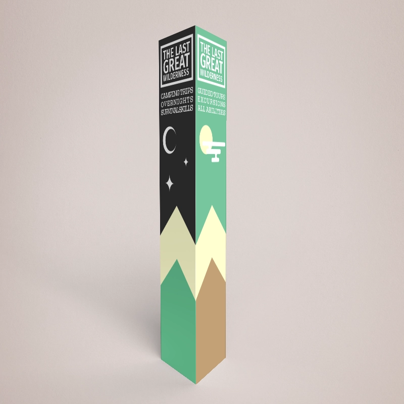 Customisable Cardboard Classic Totem