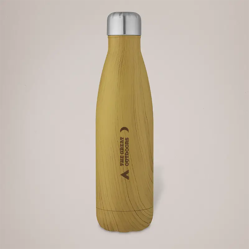 Branded Bottle - Heather Natural