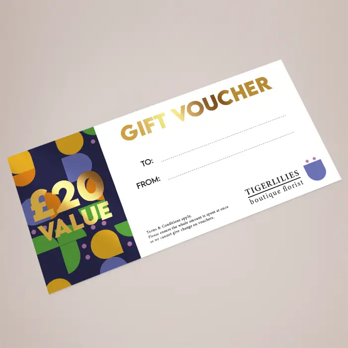 Metallic Foil Gift Voucher
