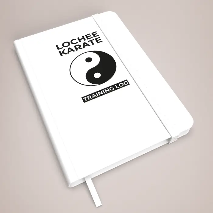 Branded A5 lined notebook