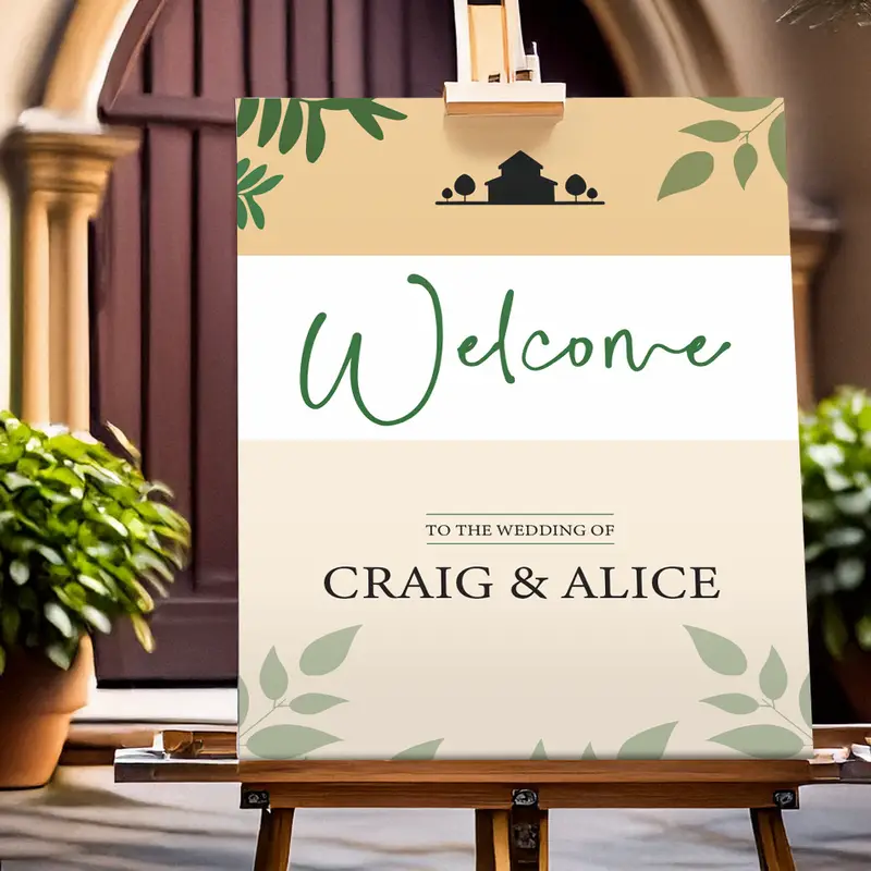 Customisable Welcome Signs